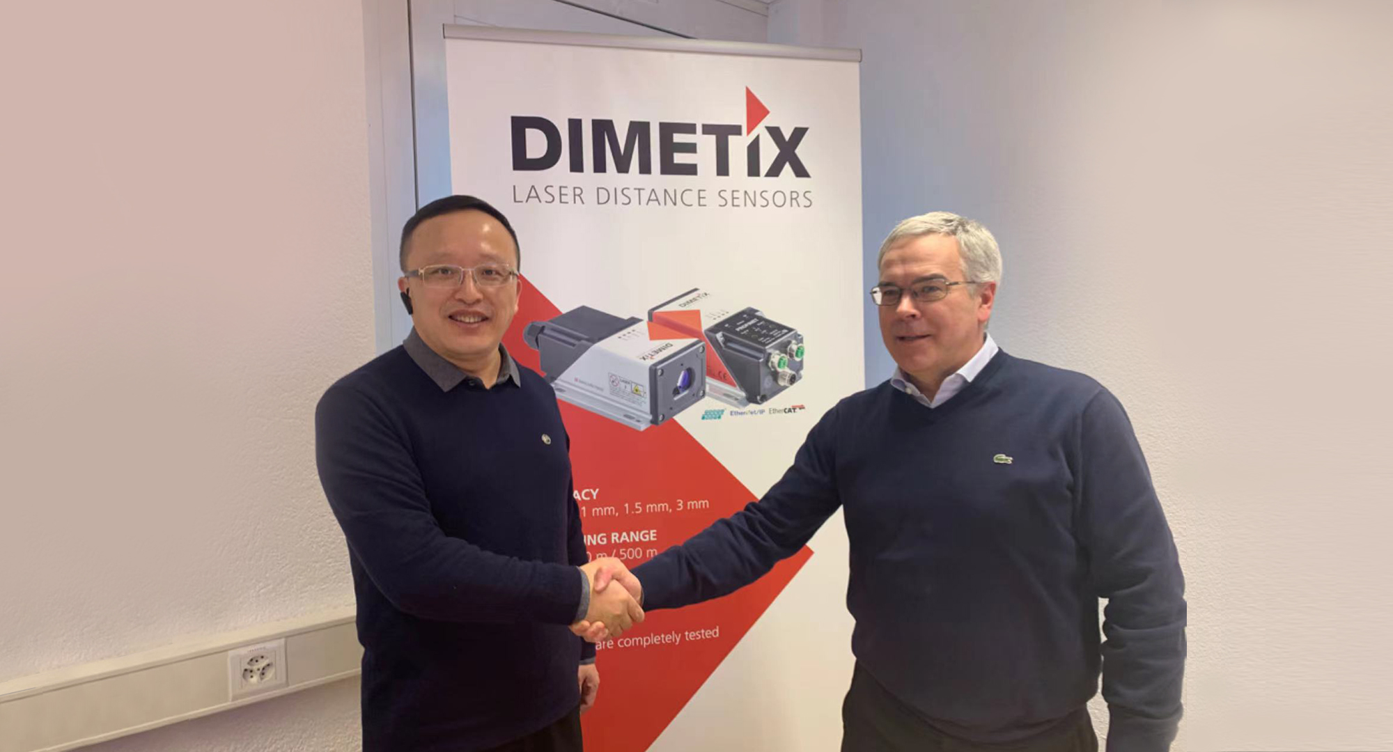 煙臺拿度與瑞士Dimetix AG公司簽訂戰略合作協議